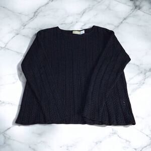 Liz Claiborne Lizwear Women Long Sleeve Knit Beaded Pullover Sweater Size M